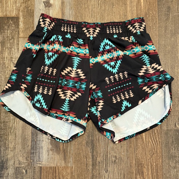 Sterling Kreek Pants - Sterling Kreek Western Navajo Print Jogging/Athletic Shorts Sz. Lg.